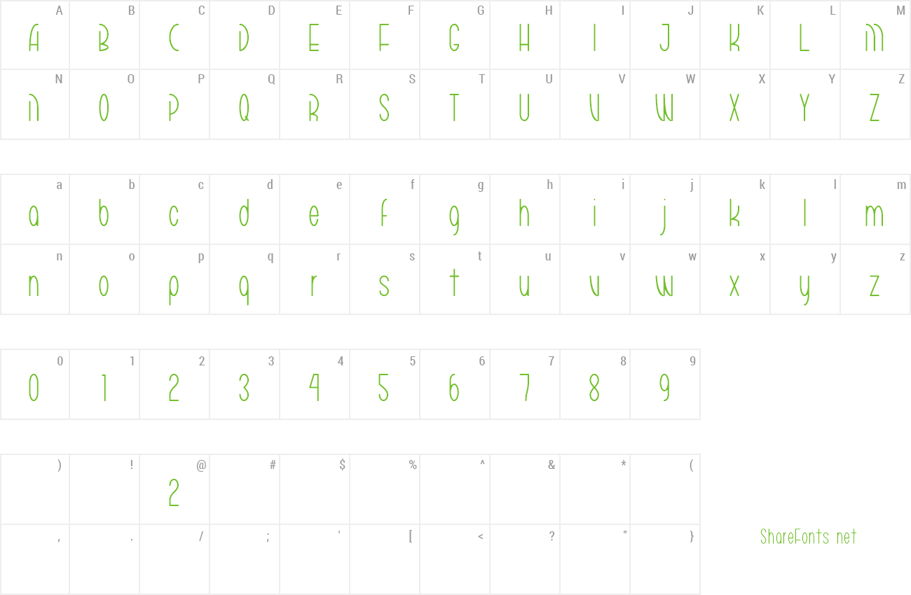 Font Mariko Chan preview